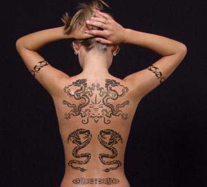 Girl's back